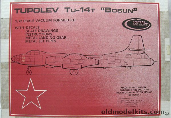 Contrail 1/72 Tupolev Tu-14T Bosun plastic model kit